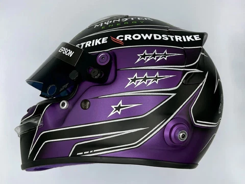 Lewis Hamilton Mercedes AMG 2021 Helmet 1:1 Cover