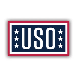 USO Sticker Decal - Weatherproof - united service organizations inc non profit - Foto 1 di 4