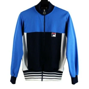 70s 80s vintage FILA Snow Time track jacket Bjorn Borg OG zip made Italy OG S M - Picture 1 of 7