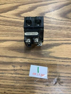 PUSHMATIC Siemens ITE Gould 20 30 Amp Double Duplex BREAKER P2030 - Image 1 of 4