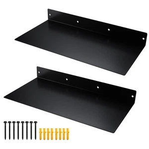 RealPlus Metall Schweberegal 16,8" x 8" Modern Schwerlast Stahl Wandmontage - Bild 1 von 7