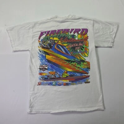 Camiseta Firebird Spring Nationals para mujer mediana carreras de barcos gráfica deportes de motor Foto 1 de 4