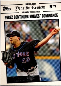 2008 Topps - Year in Review Oliver Perez #YR53 - Picture 1 of 2