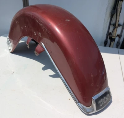 Pala guardabarros delantero genuina Harley Davidson FLH vintage Bobber #3965 Foto 1 de 4