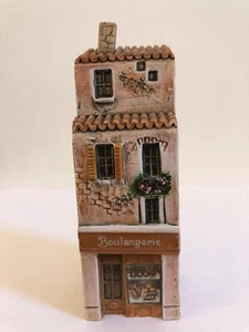 MINIATURE BUILDING DOMINIQUE GAULT CERAMIC PROVENCE BAKERY BUILDING HOUSE ART - Picture 1 of 6