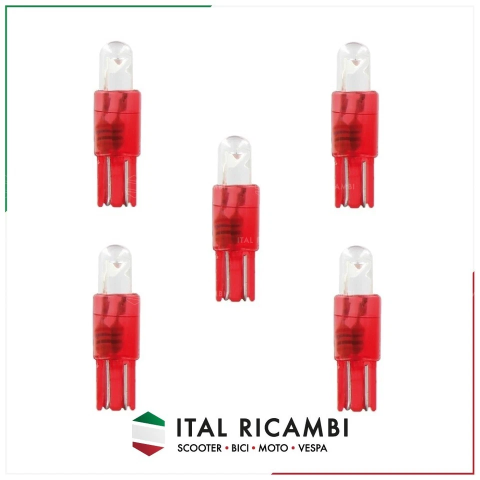 LAMPADA LED T5 CRUSCOTTO ROSSO LAMPA CONFEZIONE DA 5 PZ - Immagine 1 di 1