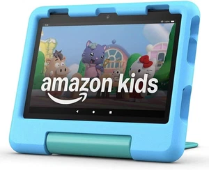 New Amazon Fire HD 8 Kids tablet (newest gen), ages 3–7 | 3 GB memory- Blue!! - Picture 1 of 6