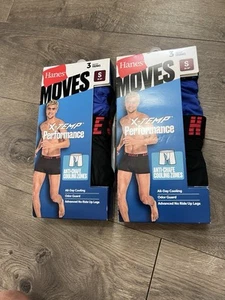 6 pares de baúles Hanes Moves sin etiquetas talla pequeña nuevos - Imagen 1 de 3