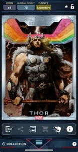Marvel Collect - Sterling ‘25 Thor 75cc LEGENDARY *DIGITAL* - Picture 1 of 2