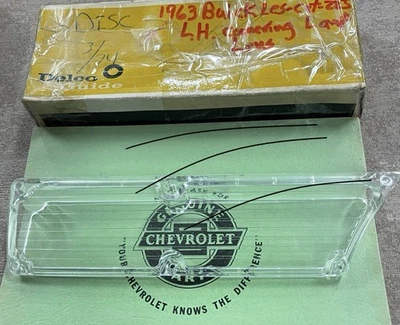 Nuevo de Lote Antiguo 1963 Buick Electra 225 Wildcat Invicta LeSabre LH Lámpara Esquina Lente Foto 1 de 4