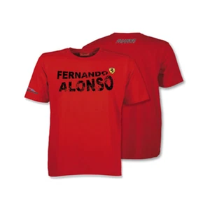 Scuderia Ferrari F1 Men's Extra Large Fernando Alonso T-Shirt Red - Picture 1 of 1
