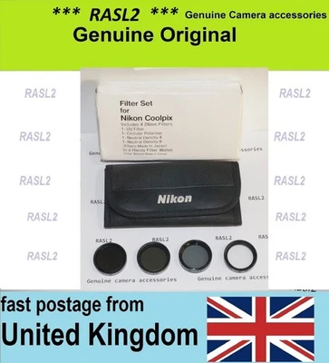 Set of 4 28MM Filters + Soft Case ( UV, CPL, ND4, ND8 ) NIKON 28mm Filter set - Image 1 of 3