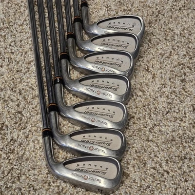 TaylorMade Burner SuperSteel Iron Set 4-PW Steel Shafts Regular Flex RH - Image 1 of 4