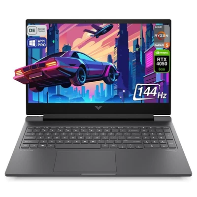 HP Victus 16 Gaming Laptop, Ryzen 5-8645HS, 16.1" FHD,RTX4050, QWERTZ, W11 Pro - Bild 1 von 4