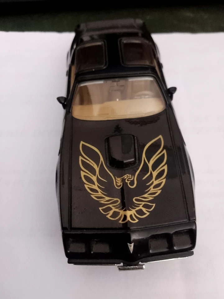 Road Signature 1:43 Pontiac Firebird 1979 Trans Am Fahrzeug Auto Schwarz Sammler - Immagine 1 di 4