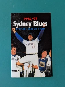 Pocket Schedule - 1996-97 Sydney Blues Baseball ABL Australia ⚾️⚾️🇦🇺🇦🇺 - Picture 1 of 2