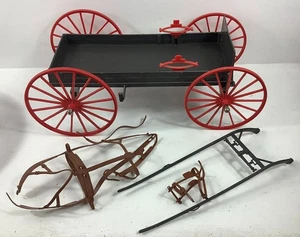 Vintage Marx Johnny West Buckboard Wagon - Bild 1 von 9