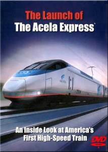Launch of the Acela Express DVD NEW Amtrak Bombardier Ivy City high speed train