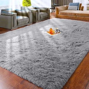 Large Shaggy Rugs Indoor Living Room Rug Bedroom Carpet Long Hallway Runner Mat - Picture 1 of 41