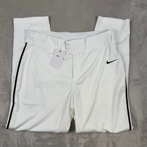 Nike Mens XL Baseball Vapor Pro Pants White Pinstripe X-Large - Picture 1 of 13