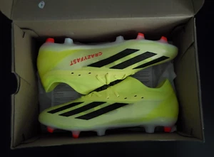 Adidas X Crazyfast Pro FG Yellow Black Men's Soccer Cleats IG0601 Size 9.5 - Picture 1 of 11