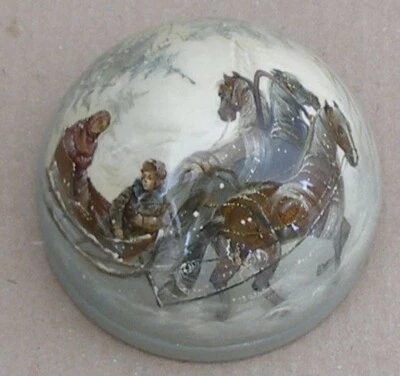 Russische Lackmalerei, Lackdose! Winter-Troika! Handgemalt. GESCHENKIDEE!! - Bild 1 von 4