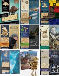 NEW HARRY POTTER INCREDIBUILDS Deluxe MODEL & BOOK SET Dobby Buckbeak Quidditch - Picture 1 of 21