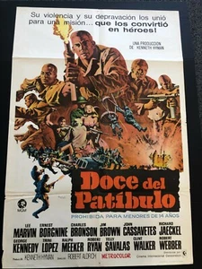 "La docena sucia (1967) póster de una hoja de película española - 29"" x 43" - Imagen 1 de 5