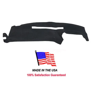 Black Carpet Dash Cover Compatible w/ Chevy Pick Up Full-Size 1995-1996 USA Made - Foto 1 di 11