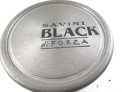BLACK DI FORZA SAVINI 2 3/4" LT. GRAY CUSTOM WHEEL CENTER CAP* #C-SA02 (FOR 1) Foto 1 de 4