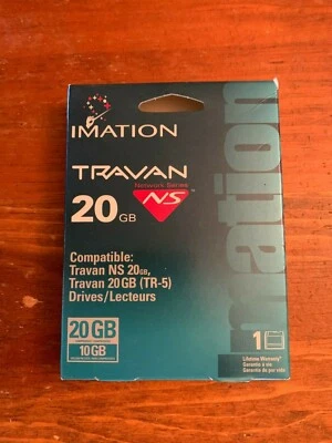 Imation Travan 20GB Network Series Backup Cartridge 51122 40841 NIB  - Image 1 of 2