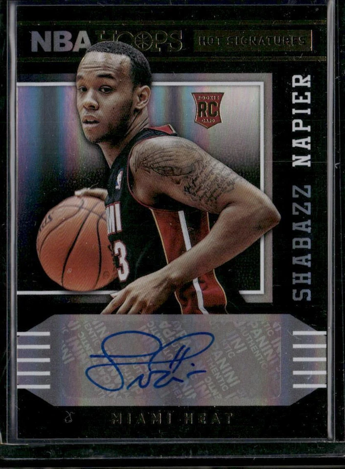 2014-15 Hoops #87 Shabazz Napier Hot Signatures AUTO - Image 1 of 2