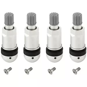 4 x TPMS Tyre Pressure Valve Stem Mercedes AMG SL Class to Fit HUF OEM Sensors - Picture 1 of 5