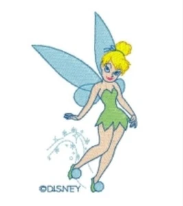 DISEÑOS BORDADOS A MÁQUINA USB - DISEÑOS DE CAMPANILLA DE DISNEY 4X4 NIÑOS BEBÉ HADA - Imagen 1 de 6