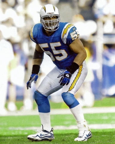 San Diego Chargers JUNIOR SEAU Glossy 8x10 Photo Print Football Poster HOF 2015 Cover