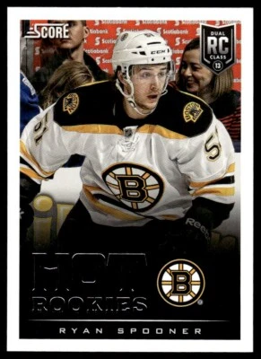 2013-14 SCORE HOT ROOKIES Ryan Spooner Rookie Boston Bruins #607 R31 - Image 1 of 2