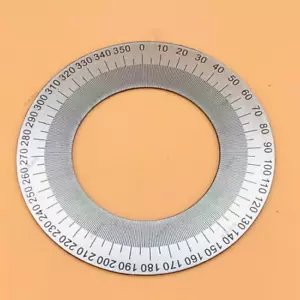1PZ NUOVO dispositivo di misura angolo circolare quadrante 360 gradi 70#40#1 piastra di indicizzazione - Foto 1 di 3