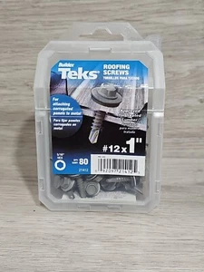 Teks 21412 Teks Pack of 80 #12 x 1" Metal to Metal Roofing Screws - Picture 1 of 3