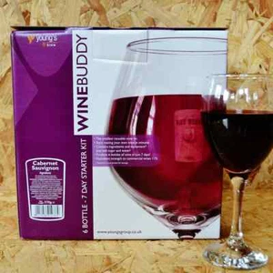 WineBuddy - Rotweinherstellung Ausrüstung Starterpaket mit Cabernet Sauvignon 6 Bot - Bild 1 von 4