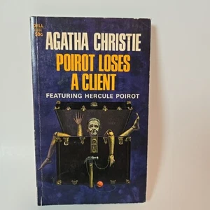  Poirot Loses A Client By Agatha Christie Vintage Paperback 1970 - Imagen 1 de 7