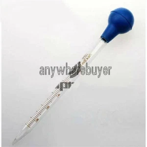 Rubber Head Glass Dropper 5mL New Glass Pipettes Dropper scale line - Picture 1 of 1