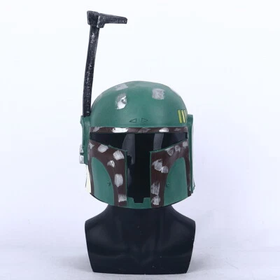 Cosplay Star Wars Mandalorian Boba Fett Helmet Bounty Hunter Helmets Soft PVC - Image 1 of 4