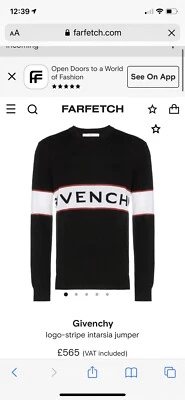 Givenchy Stripe Intarsia Jumper XL - Image 1 of 4