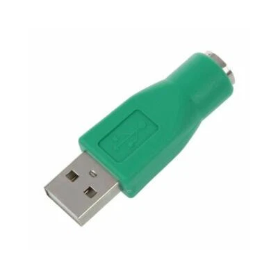 Adaptateur USB mâle vers Mini Din 6 broches femelle pour clavier onces= - Image 1 of 4
