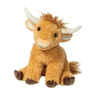 SCOTTIE the Plush Soft HIGHLAND COW Stuffed Animal - Douglas Cuddle Toys #4634 - Picture 1 of 2