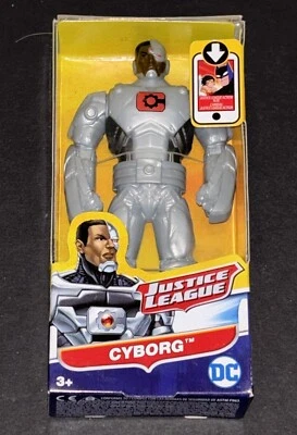 Boneco de ação DC Justice League Cyborg 6" da Mattel NOVO lacrado  - Imagem 1 de 4