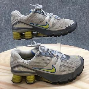 Nike Shoes Womens 6.5 Shox Athletic Low Sneakers 316874-031 Gray Multicolor Mesh - Picture 1 of 18