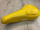 Nos Old School Bmx Padded Yellow Saddle Taiwan Made Without Seat Gut