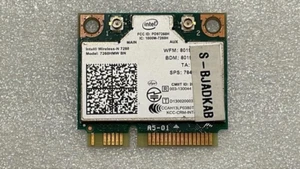 Intel 7260HMW BN 802.11N Bluetooth 4.0 Mini PCI-E Wi-Fi Wireless Card - Zdjęcie 1 z 3