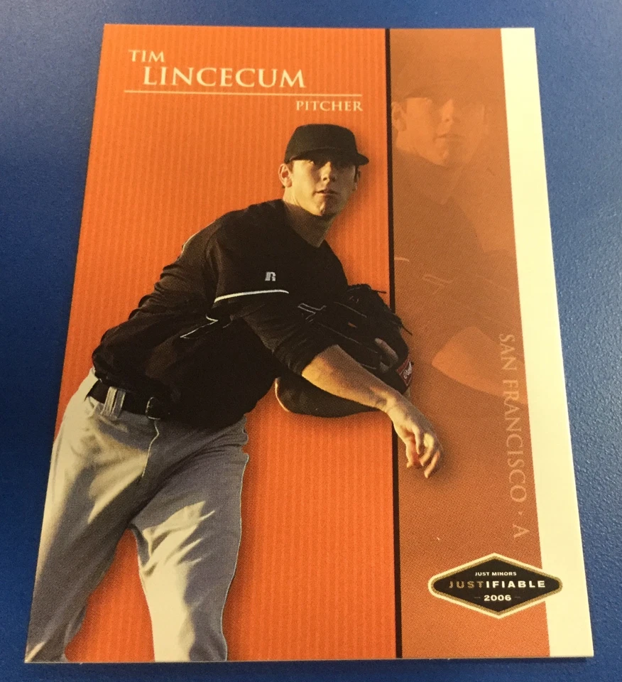 Tim Lincecum 2006 Just Minors Pre Rookie Card NrMt JF-22 SAN FRANCISCO GIANTS - Image 1 of 1